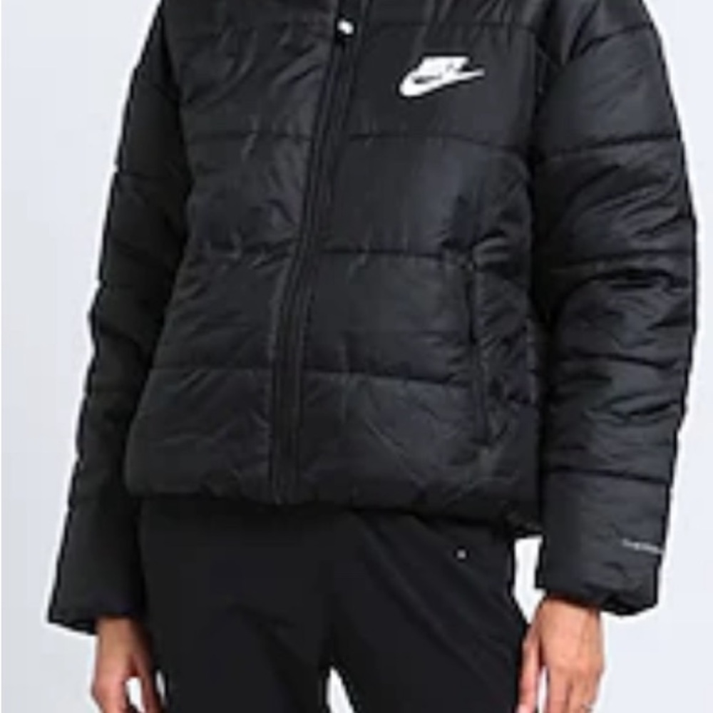 Nike Black Quilted Jacket